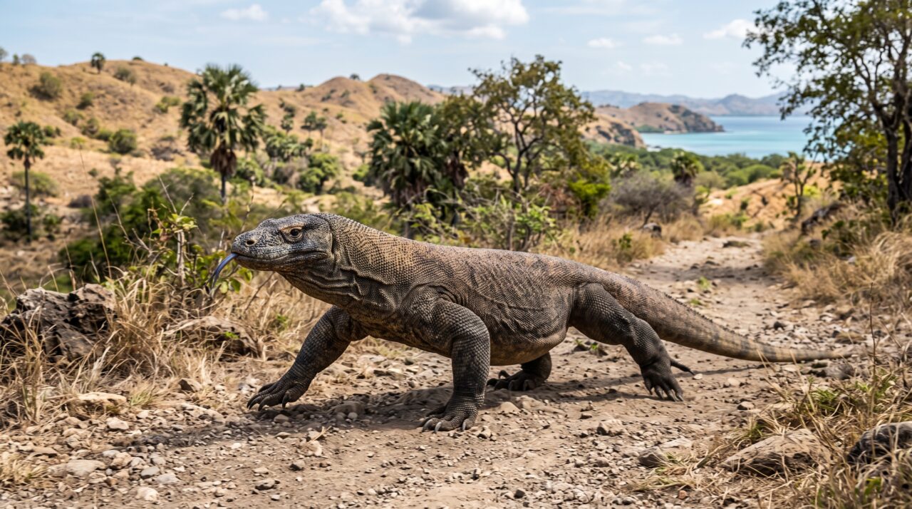 Conhecido como o dragão da vida real, o réptil gigante de mordida infecciosa rastreia silenciosamente presas muito maiores que ele