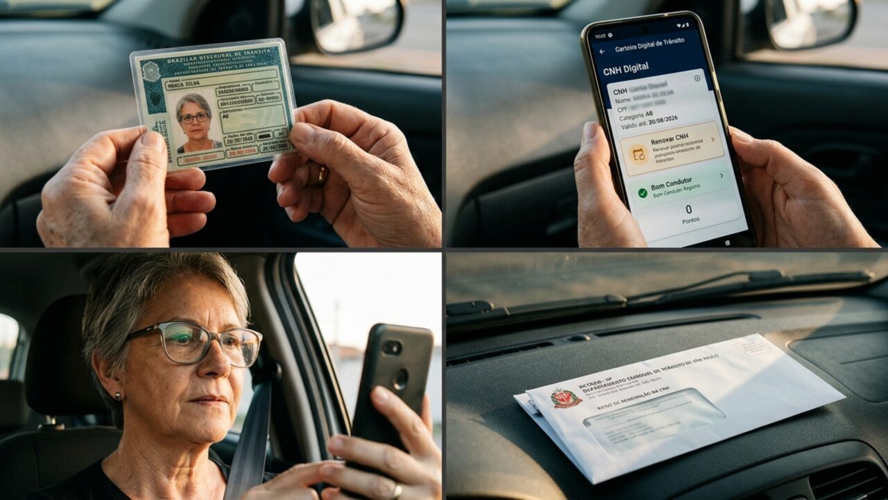 Motoristas entre 50 e 70 anos devem saber desta regra da CNH em vigor