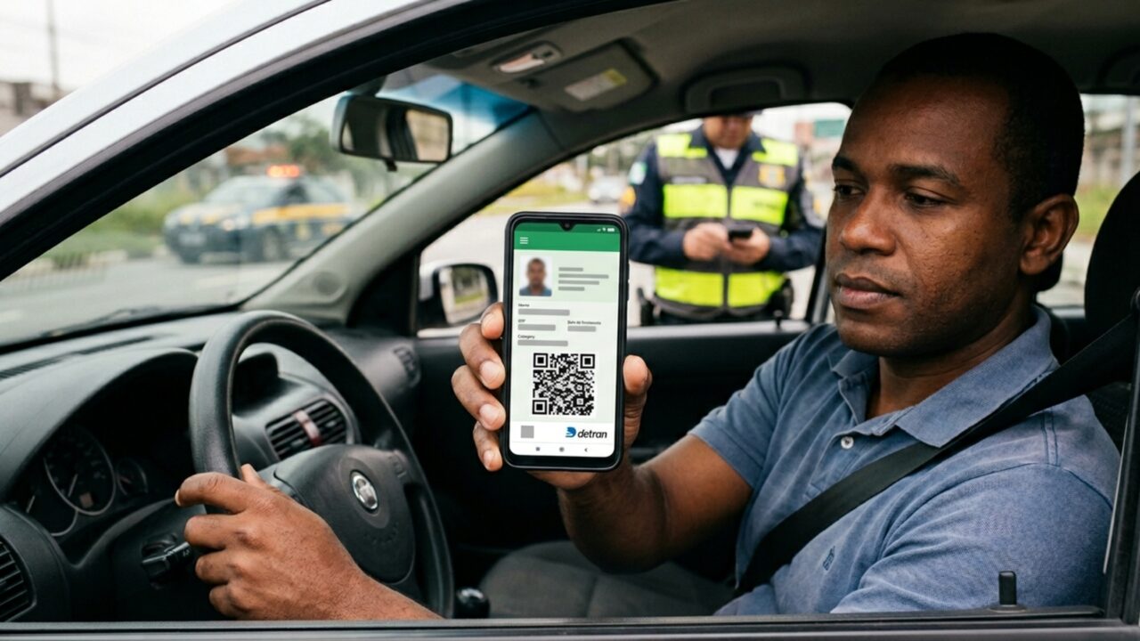 O que a lei diz sobre quem dirige somente com a CNH Digital?