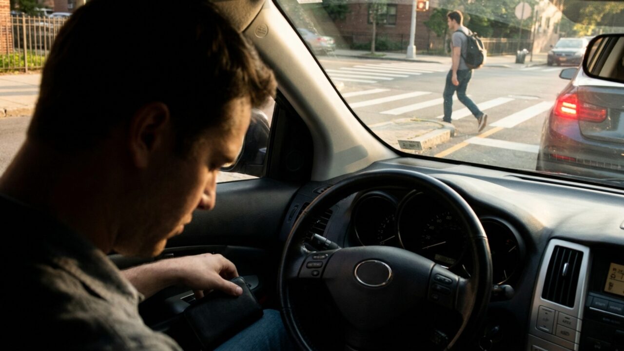 Motoristas que dirigem no automático deveriam conhecer o Art. 169 do CTB antes de chamar distração de costume
