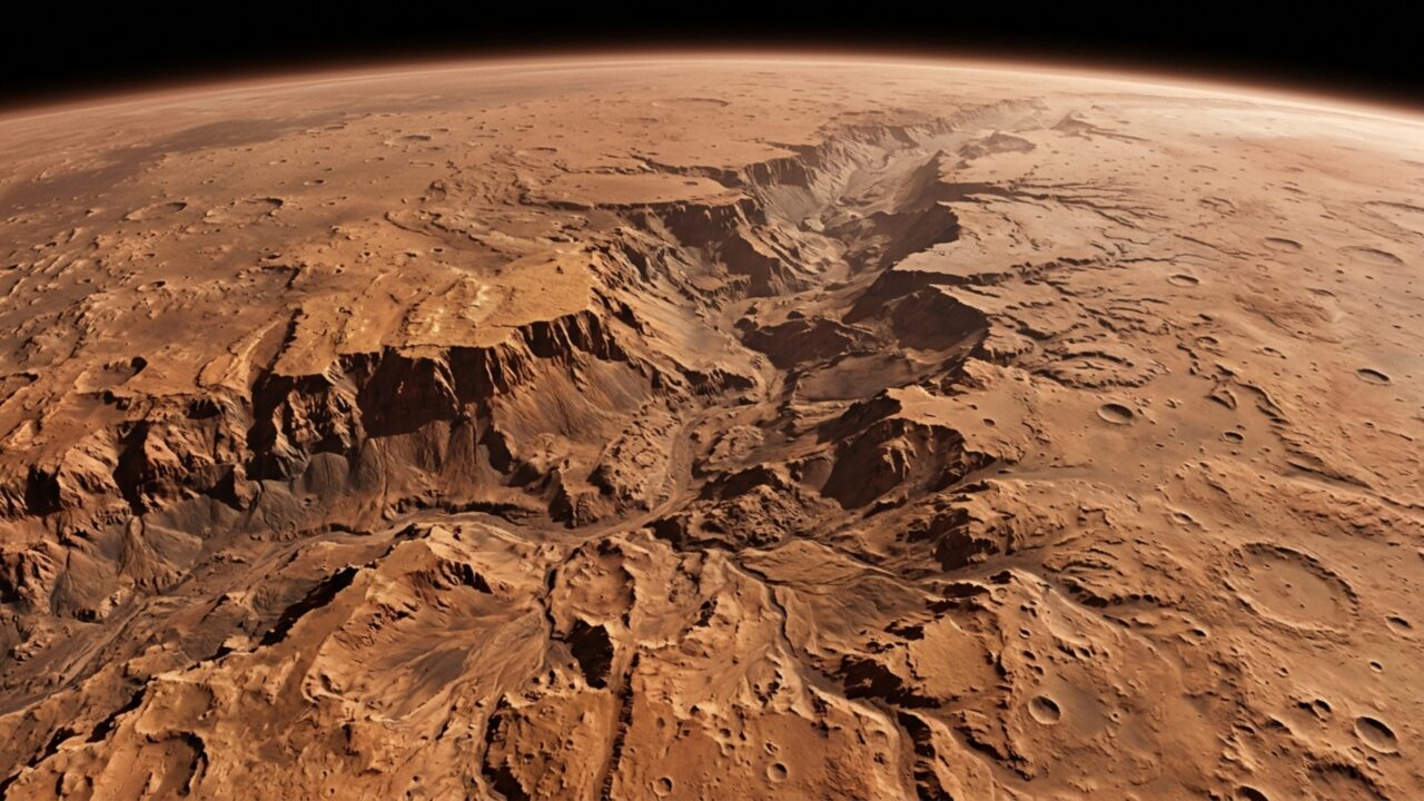 Com 4.000 metros de queda, cachoeira gigante registrada pela NASA impressiona como a maior do sistema solar