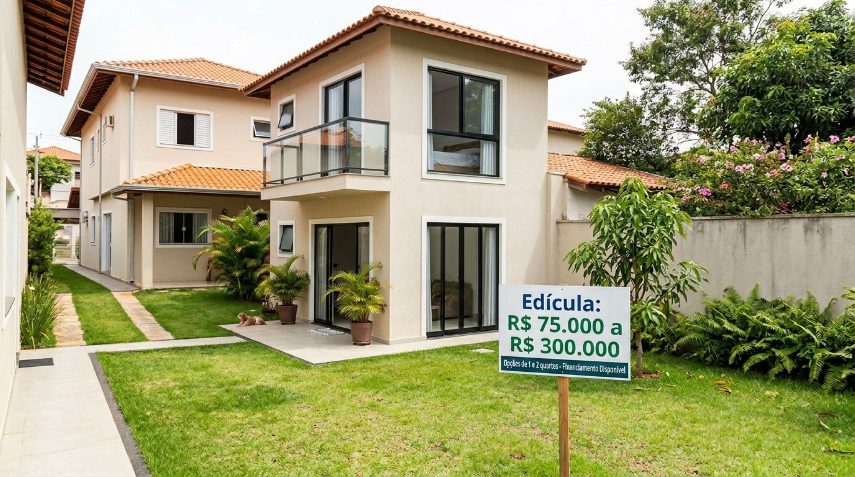 Adeus casa pequena e apertada: a área simples cons