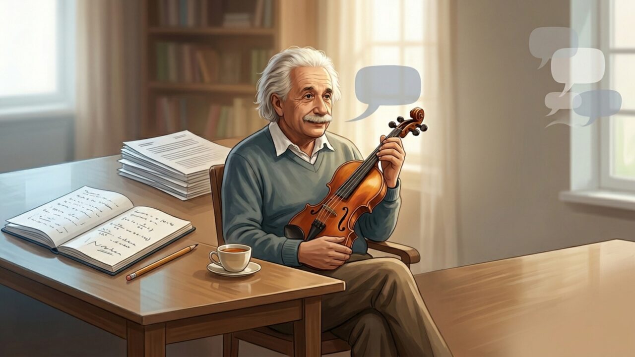 Albert Einstein, sobre como alcançar o sucesso na vida: “Não tente se tornar um homem bem-sucedido, tente se tornar um homem de coragem”