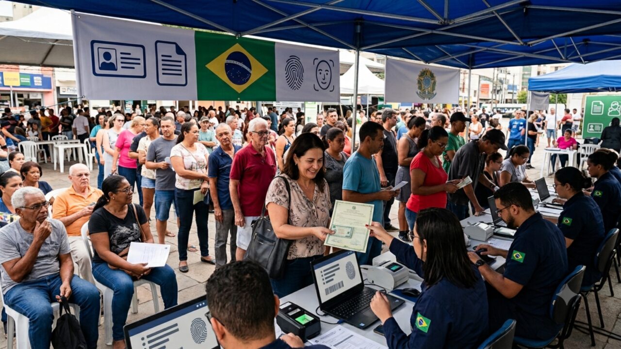 Emissão do novo RG: mutirão para emissão gratuita e sem agendamento da Carteira de Identidade Nacional acontece neste sábado, 27