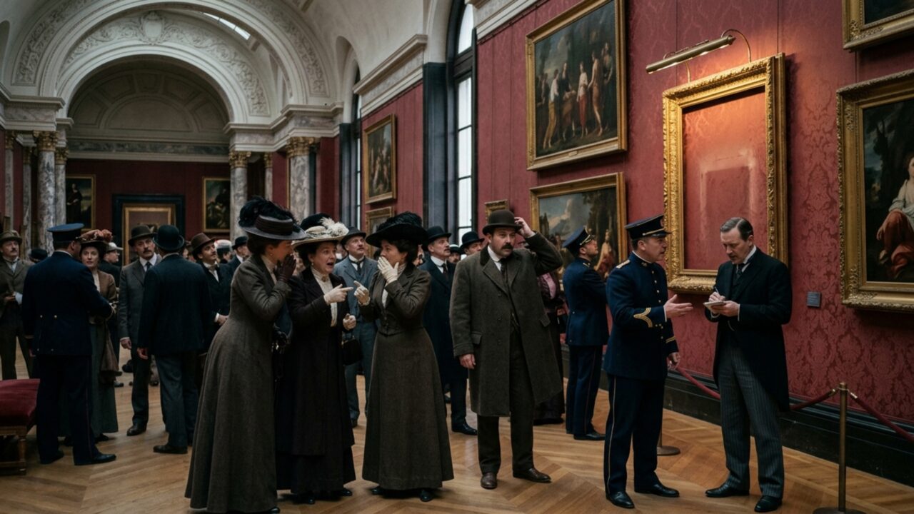 O roubo genial de 1911 executado por 1 único marceneiro italiano que transformou um simples quadro