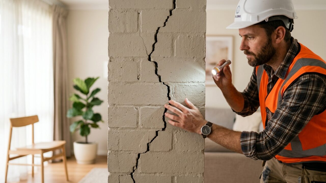 Quem tem muro rachado em casa pode estar ignorando um aviso que começa pequeno e termina no engenheiro