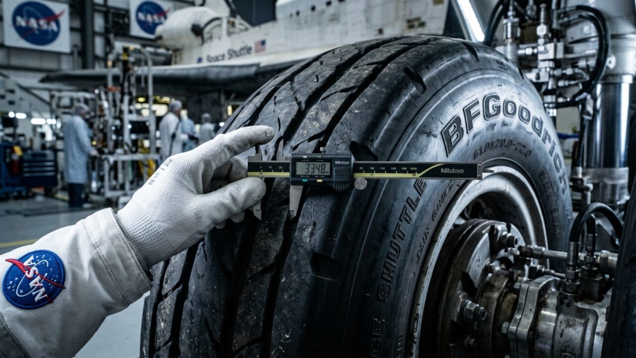 Quanto custa o pneu de borracha projetado pela NASA para durar apenas um único pouso na pista?
