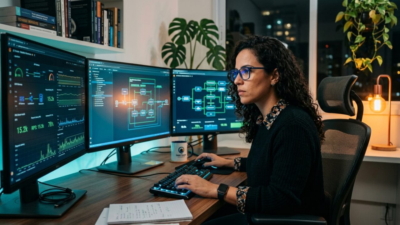 O profissional que escreve o código por trás dos bancos, aplicativos e sistemas que ninguém vê já transforma carreira técnica em salário bruto perto de R$ 57 mil por mês