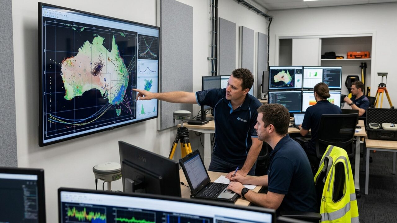 O continente australiano viaja 7 centímetros por ano em direção ao norte forçando o governo a reajustar o GPS de todo o país para evitar acidentes