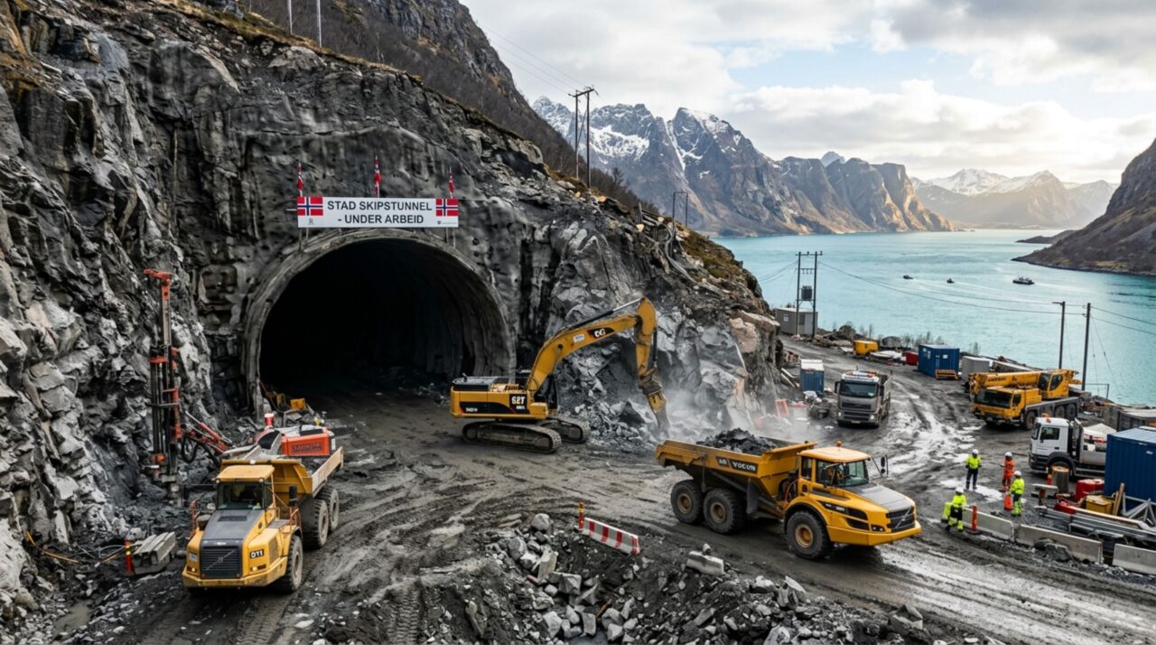 Com um custo de 8,6 bilhões e superando as expectativas, a Noruega decide construir o primeiro túnel submarino do mundo.