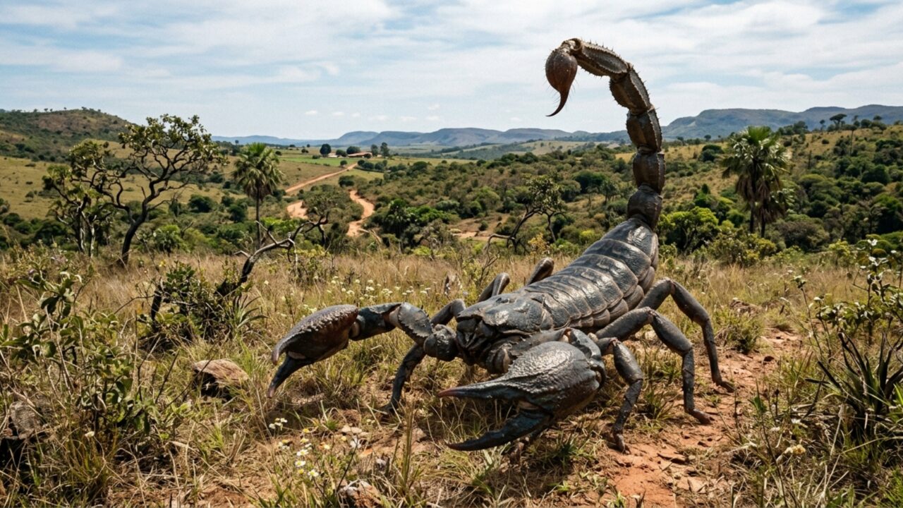 Cientistas identificam escorpião gigante de mais de um metro, o maior já registrado pela ciência