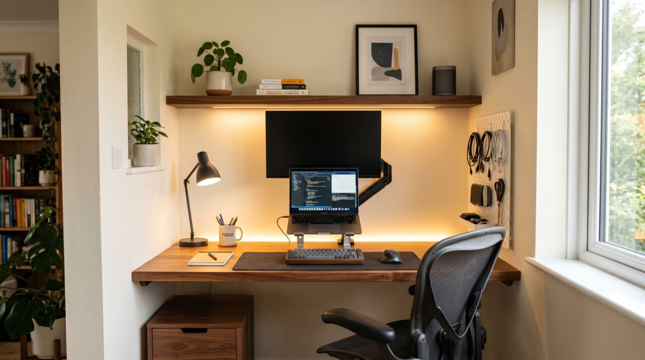 Custo para montar um home office planejado de 9 m² em 2026.