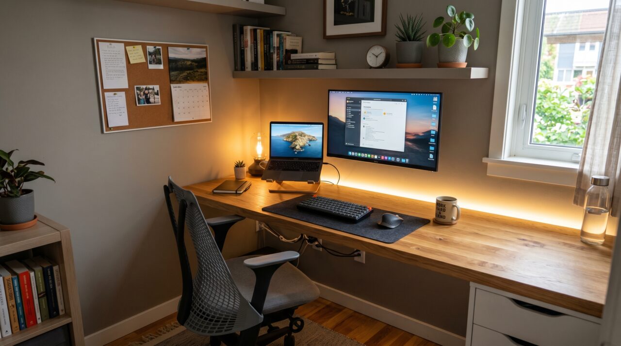Quanto custa montar um home office planejado de 9 m² para trabalhar com foco total em 2026?