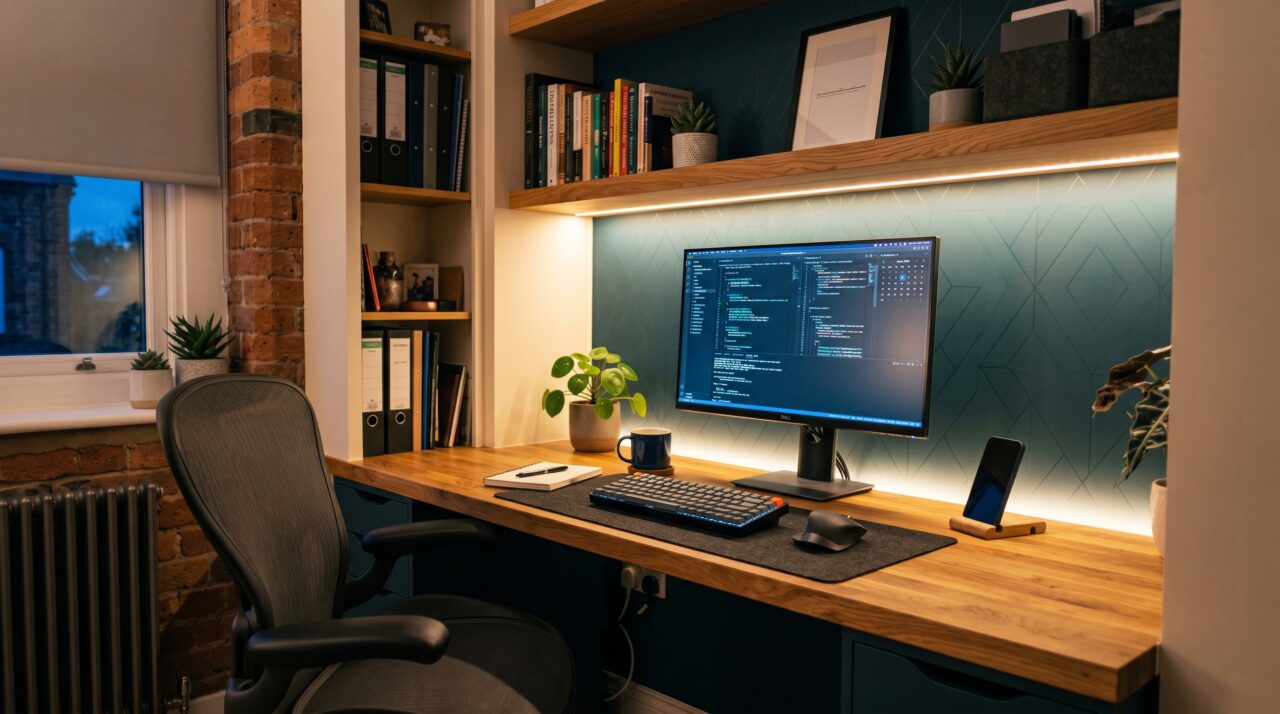 Custo para montar um home office planejado de 9 m² em 2026.