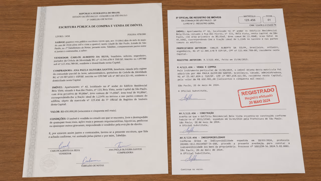 Escritura não é registro: o erro que faz muita gente achar que já é dona do imóvel