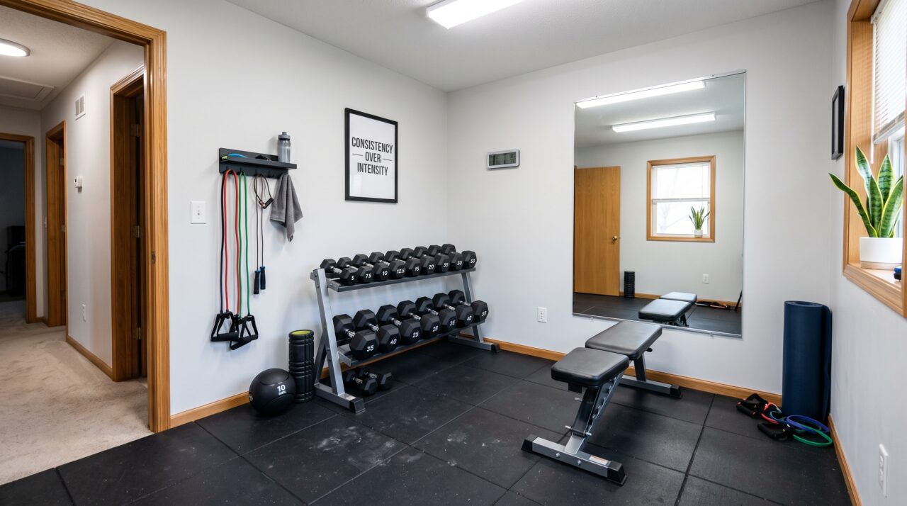 O custo para montar uma academia em casa de 12 m² em 2026.