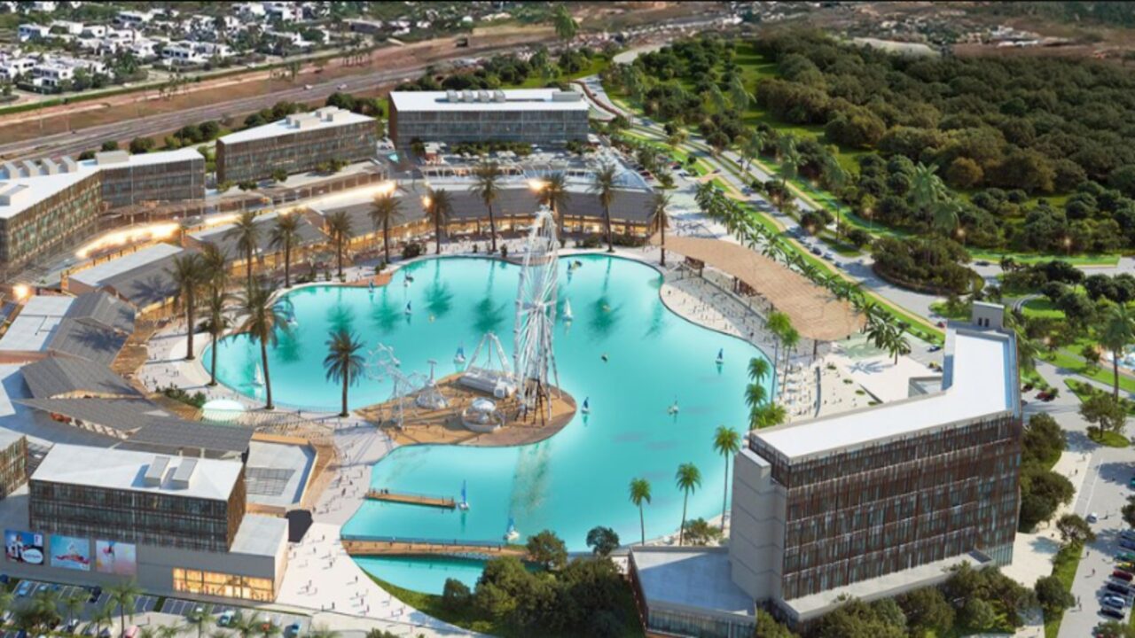 Esse é o primeiro shopping de luxo do mundo a ter uma lagoa artificial