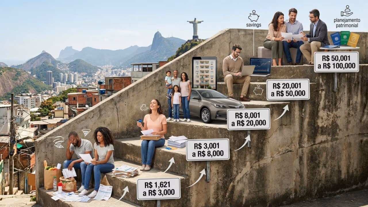 Sua vida em cada faixa salarial no Brasil: de R$ 1.621 a R$ 100.000 por mês