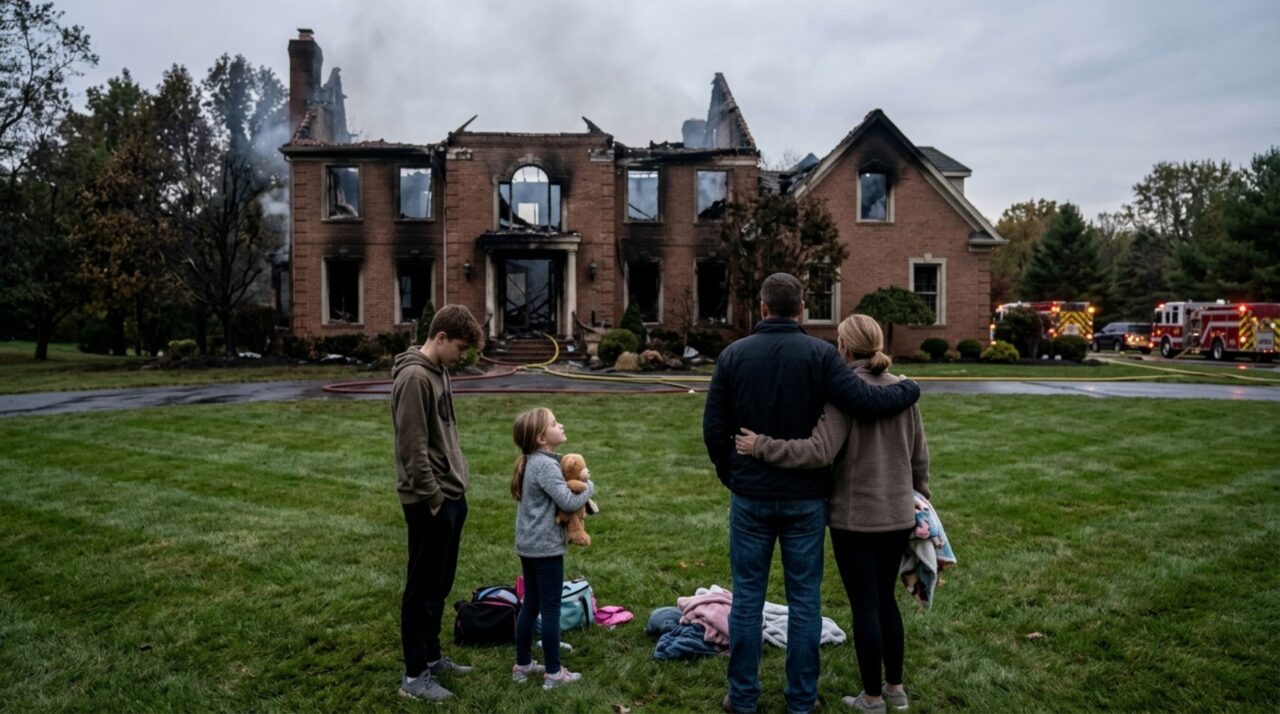 Mansão destruída por incêndio é vendida por R$ 8 milhões e família descobre itens antigos que valem ouro, transformando-a em lar luxuoso e acabamento nobre