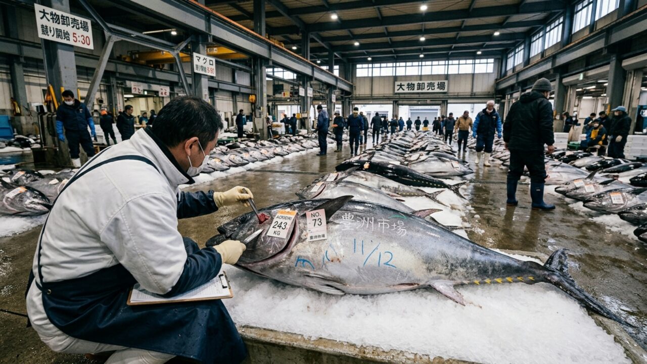 Quanto custa um atum-rabilho gigante comprado no primeiro leilão do ano em Tóquio?
