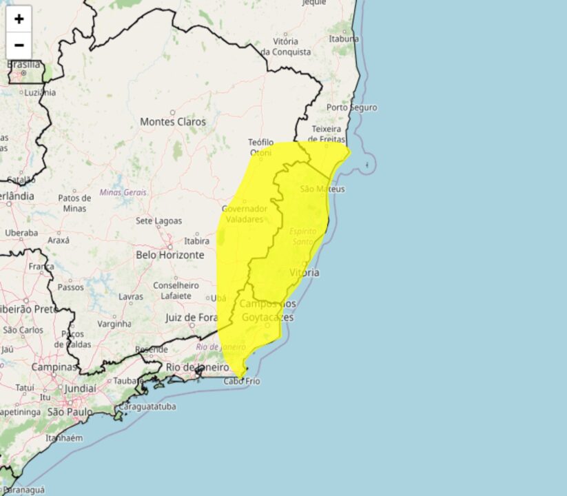 Forte tempestade é esperada na região Sudeste nesta 3°feira, 16