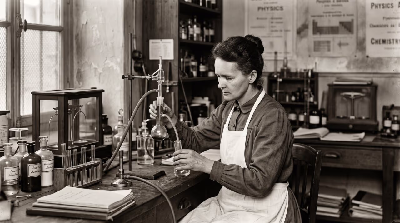 A reflexão de Marie Curie, cientista ganhadora de dois prêmios Nobel, sobre o medo do desconhecido: “Nada na vida deve ser temido, apenas compreendido. Agora é a hora de compreender mais, para que possamos temer menos”