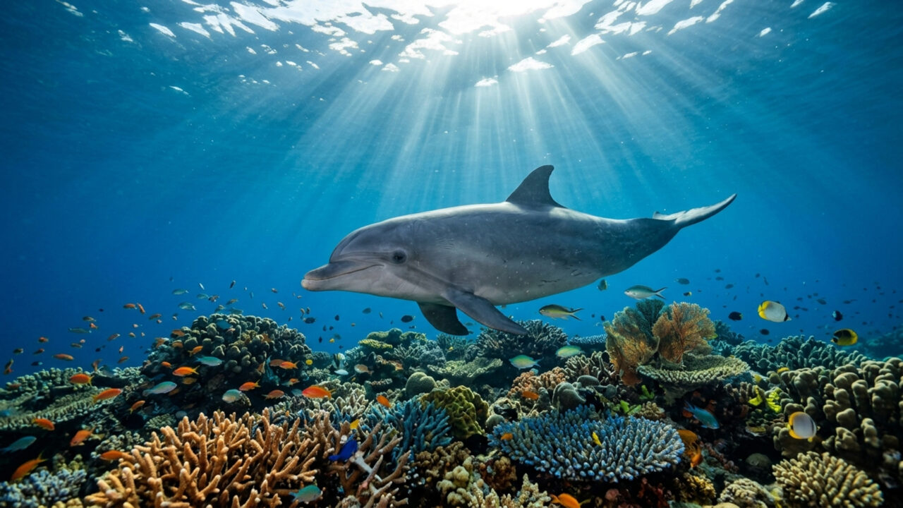 Com uma inteligência impressionante e fortes laços sociais, este mamífero marinho usa um sofisticado sistema de cliques para caçar no oceano