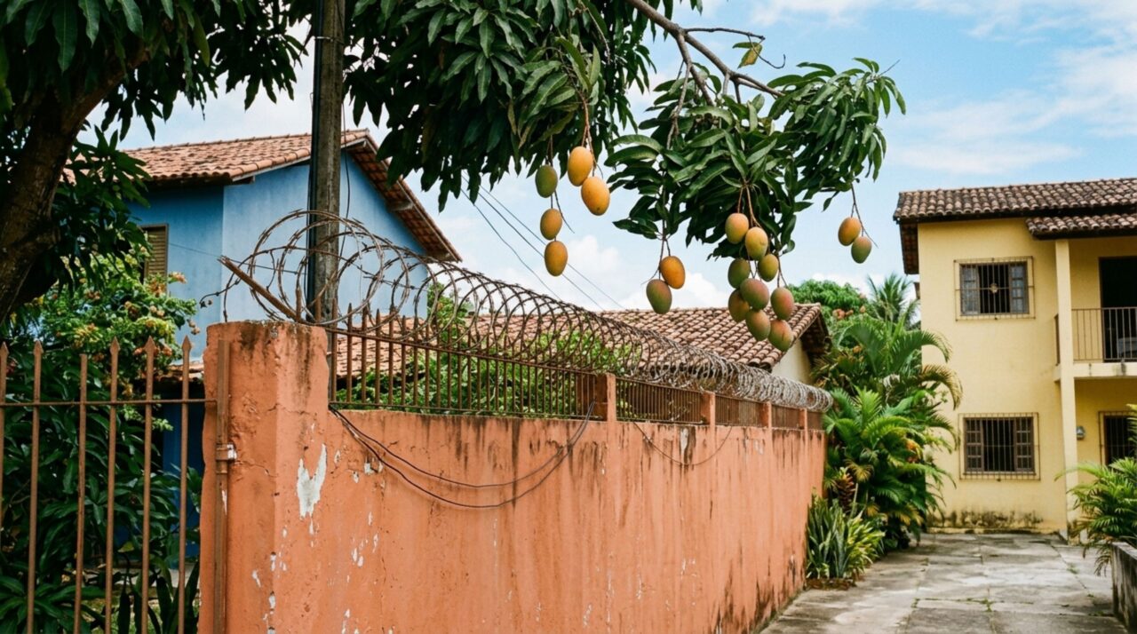 Frutas da árvore do vizinho caíram no seu quintal: quem pode ficar com elas?