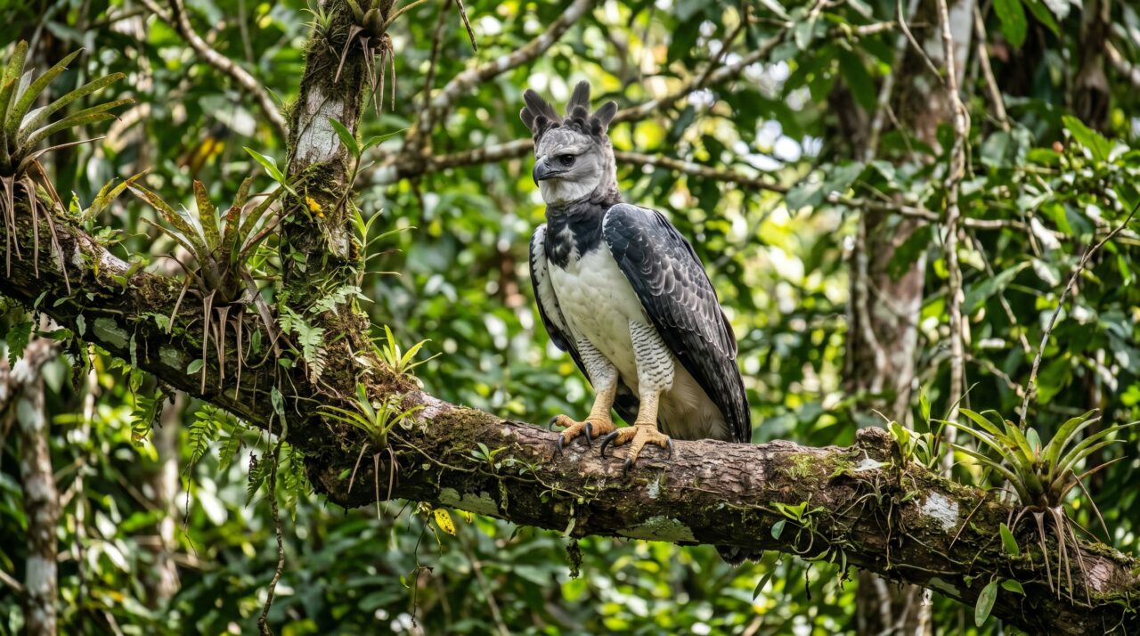Hábitos de caça e força da harpia