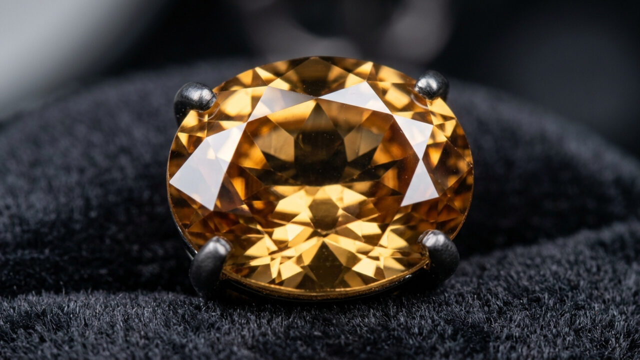 Exibindo uma tonalidade amarelo-amarronzada e descoberta em 1952 no Sri Lanka, esta raríssima gema de borato chega a valer US$ 5.000 por quilate