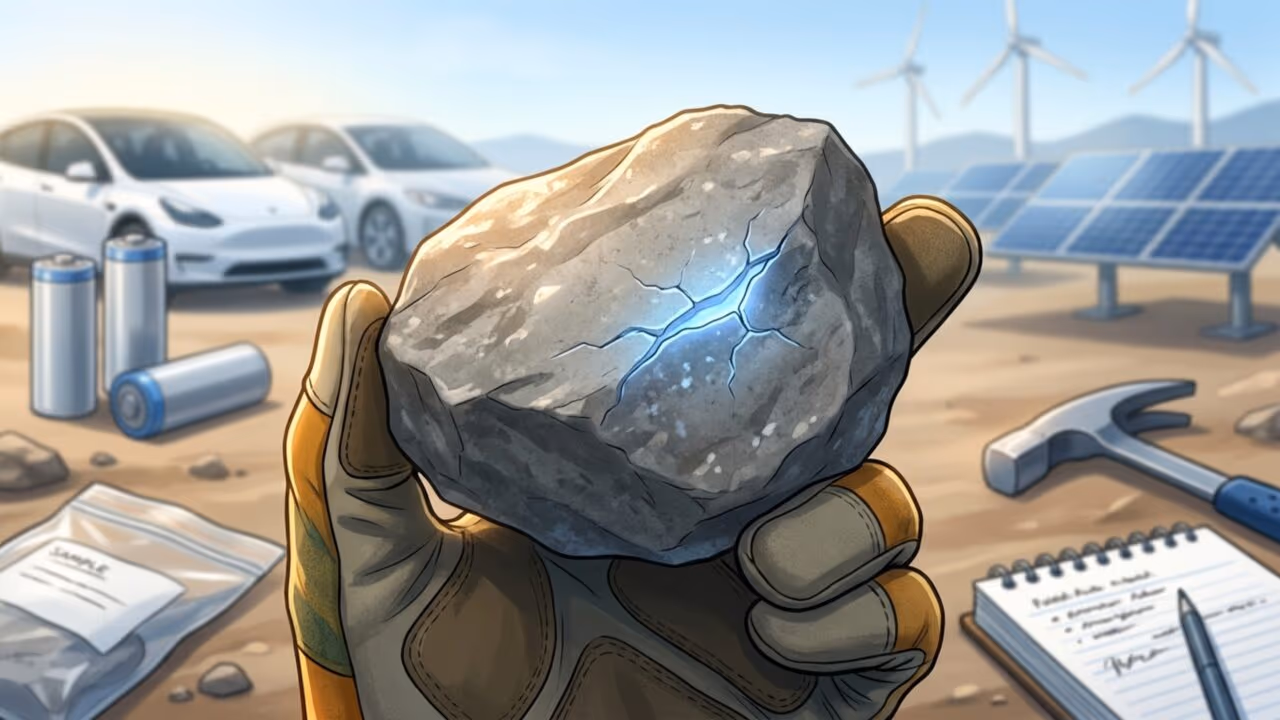 A pedra que parece comum pode conter minério raro e transformar um terreno esquecido em disputa milionária