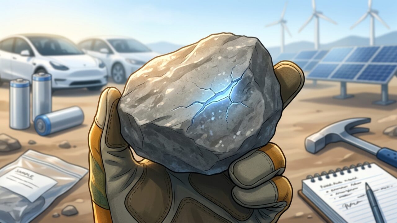 A pedra que parece comum pode conter minério raro e transformar um terreno esquecido em disputa milionária
