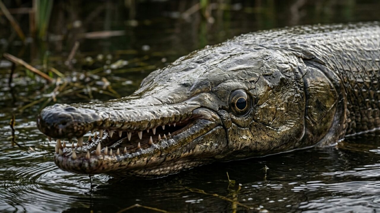 Homem pesca peixe-jacaré de 70 kg e 2,1 metros de comprimento
