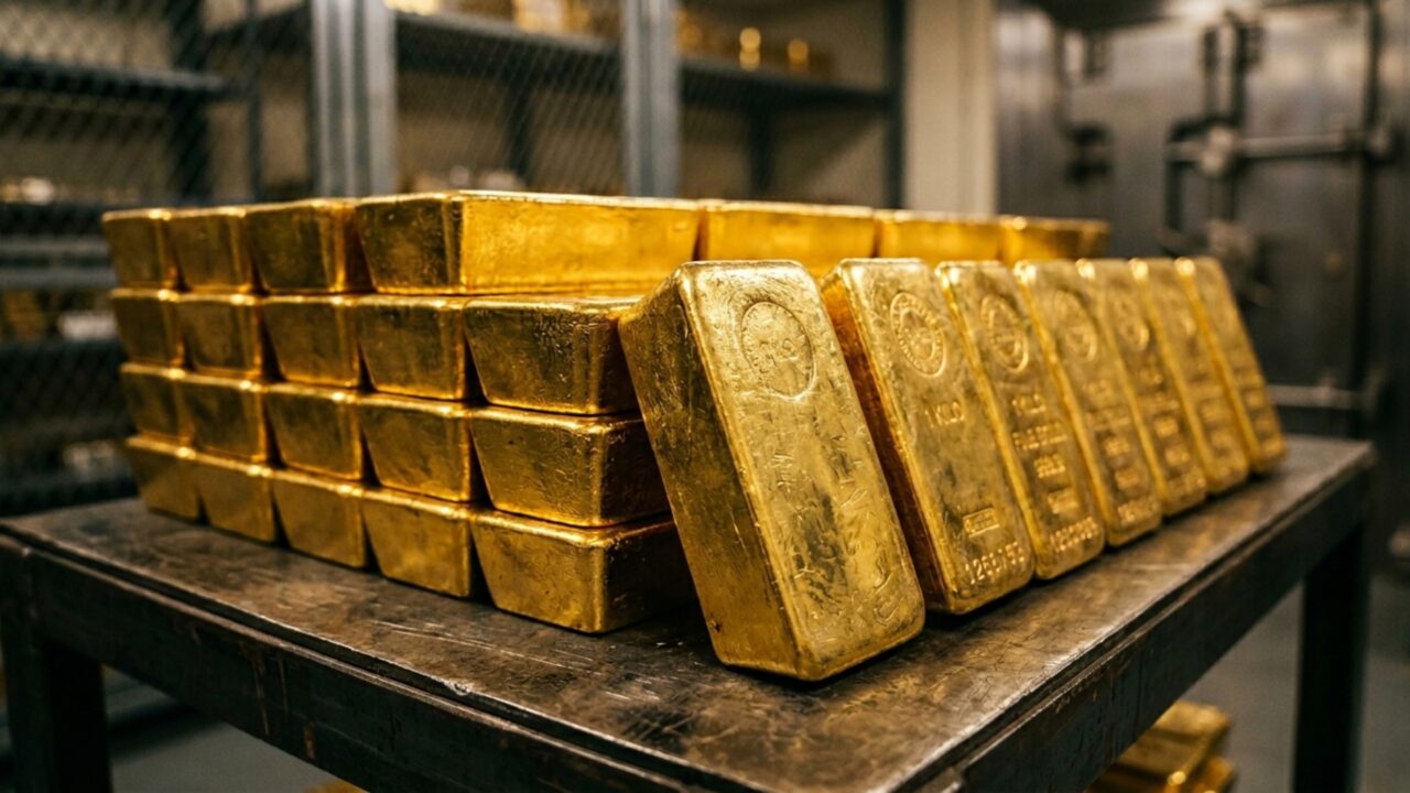 Doador anônimo entrega 21 kg de barras de ouro no valor de US$ 560 milhões para empresa de abastecimento de água