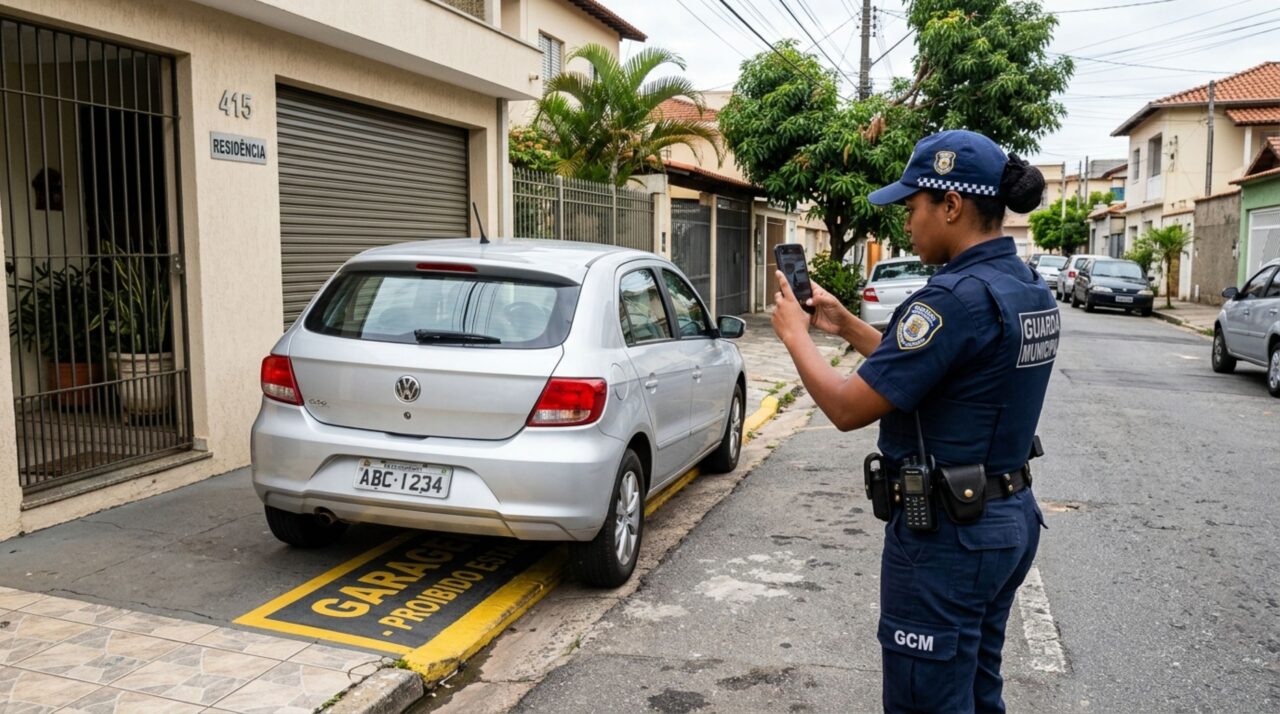 Vizinho estacionou em frente à minha garagem: o que pode ser feito?
