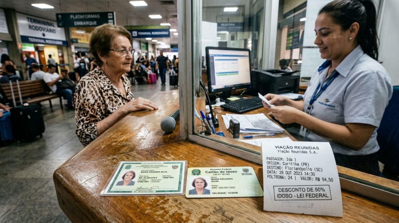 Idosos com 60 anos ou mais já podem emitir documento com gratuidade e descontos em viagens