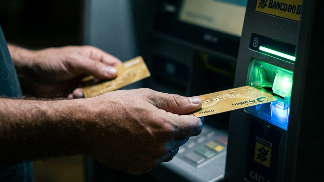 Comunicado para clientes que vão sacar em caixas eletrônicos acende alerta
