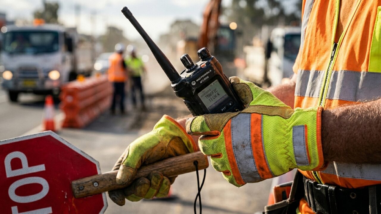 Segurar uma placa de trânsito sob o sol na Austrália rende R$ 35 mil mensais, superando gerentes de banco no Brasil