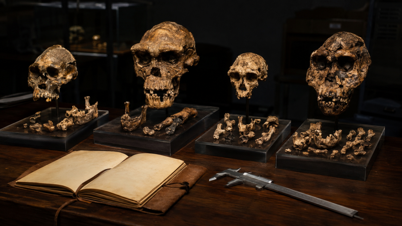 Novo estudo desafia a ideia de que o corpo humano cresceu em linha reta ao longo da evolução