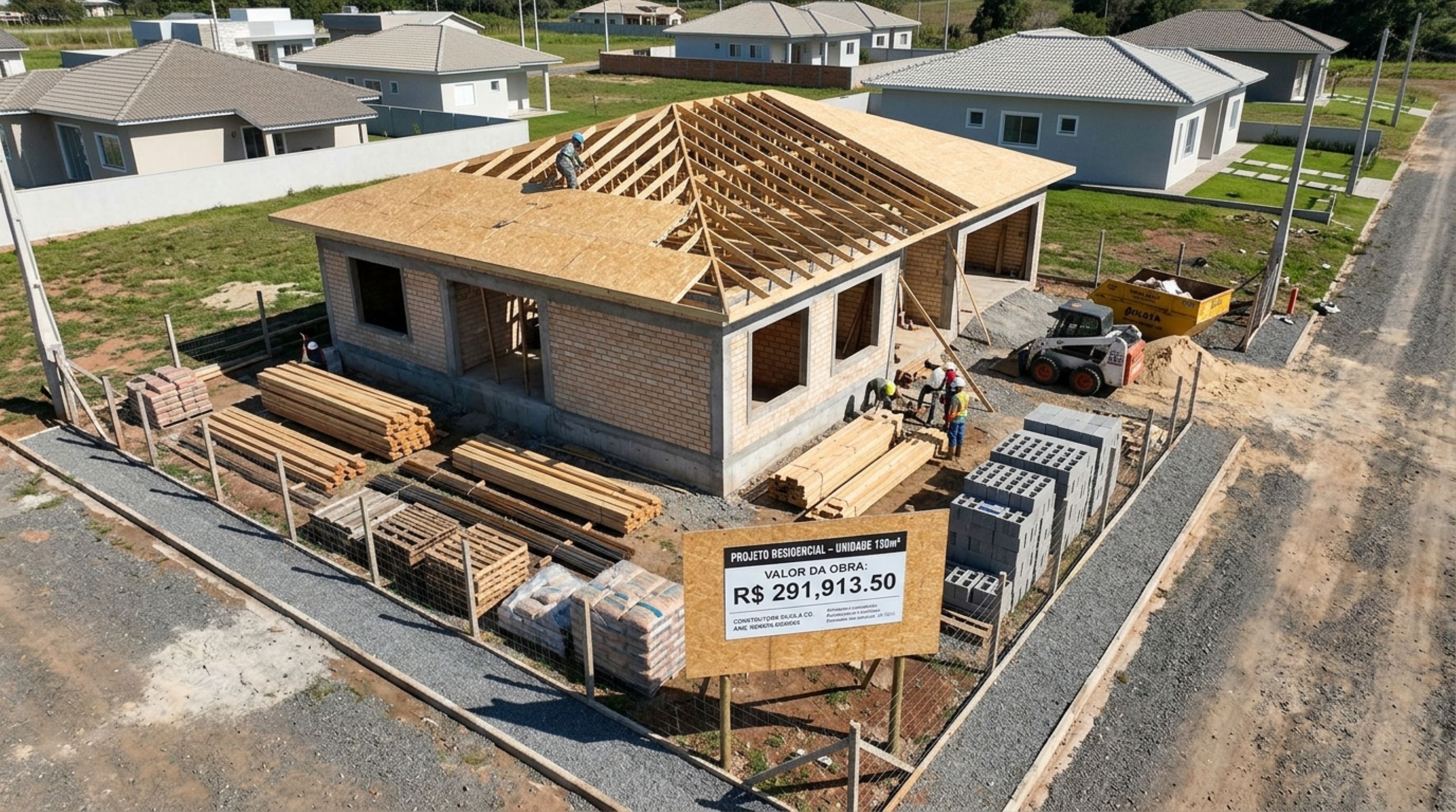 Quanto custa construir uma casa de alto padrão com 150 m² em 2026?