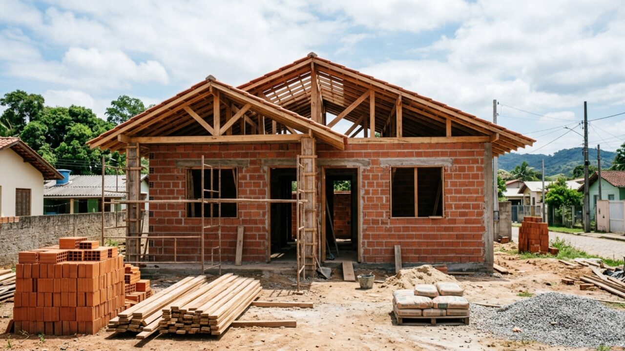 Quanto custa construir uma casa de classe média baixa em 2026?