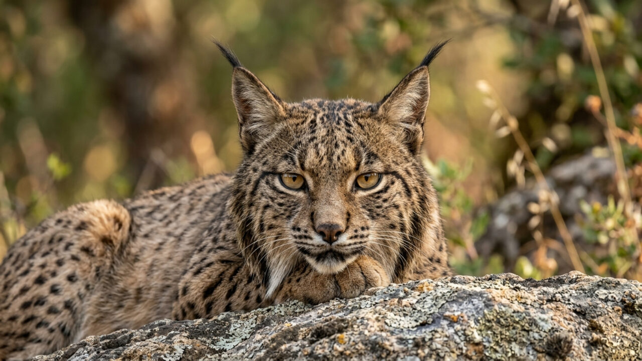 O ágil caçador de orelhas pontiagudas e cauda curta vigia os campos de Portugal; ele é considerado um dos felinos mais raros e ameaçados da Terra