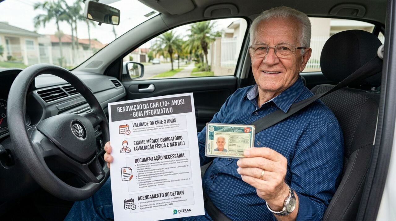 Nova regra afetará todos os motoristas com mais de 70 anos
