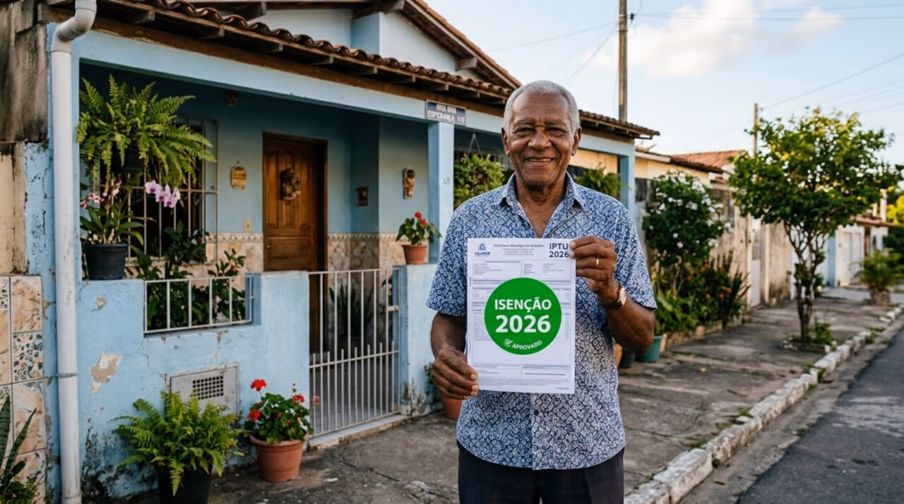 Quem tem entre 60 e 65 anos já pode pedir isenção do IPTU em 2026: veja como solicitar passo a passo