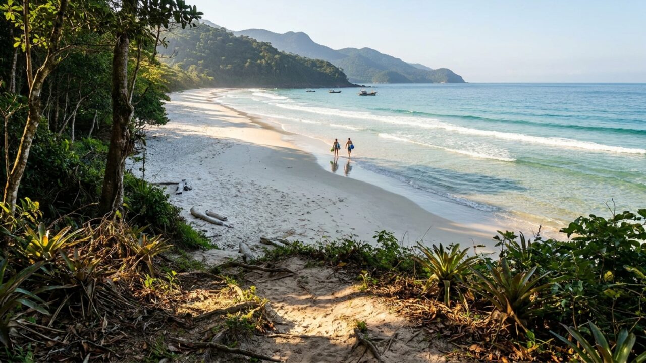 A ilha sem carros a 150 km do Rio de Janeiro reúne 106 praias e uma das areias mais bonitas do mundo