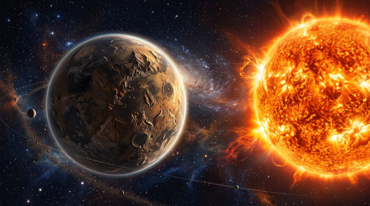 A descoberta do exoplaneta candidato a super-Terra GJ 251 c na zona habitável.