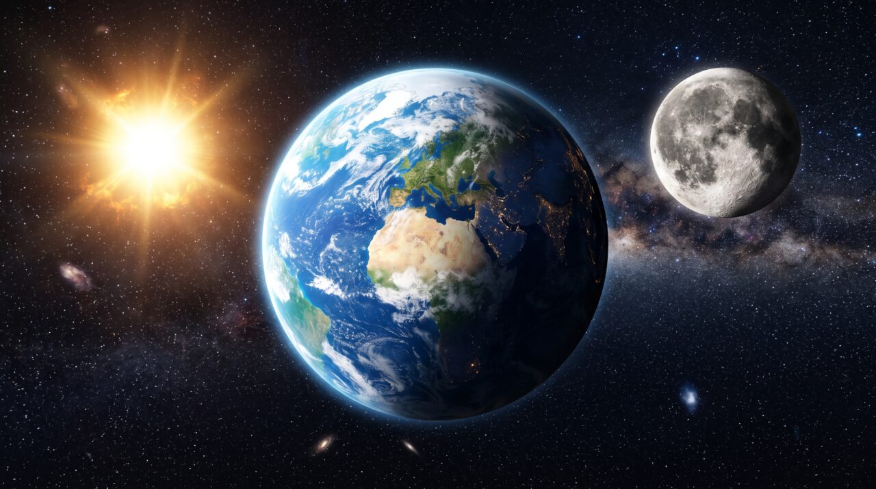 O lado oculto da Lua e o funcionamento do bloqueio gravitacional.