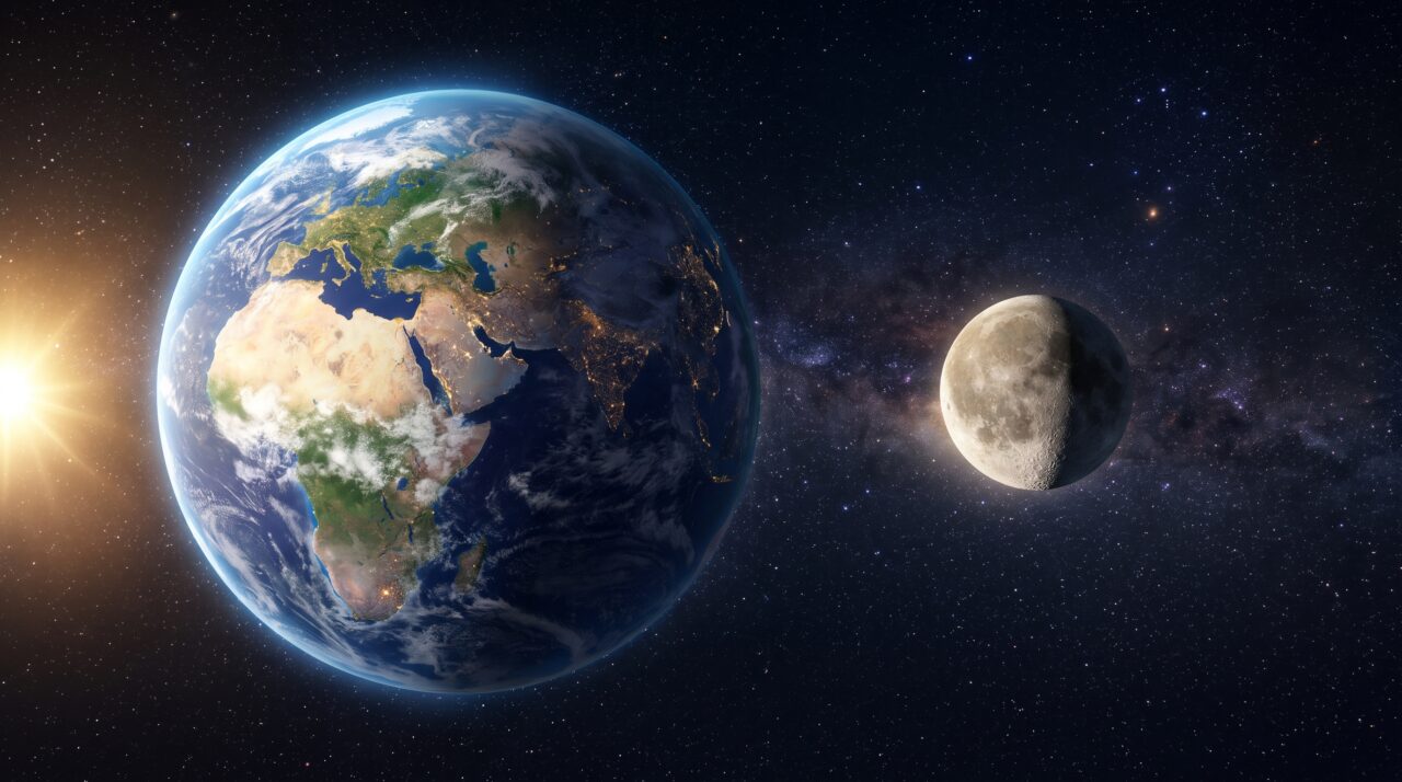 O lado oculto da Lua e o funcionamento do bloqueio gravitacional.