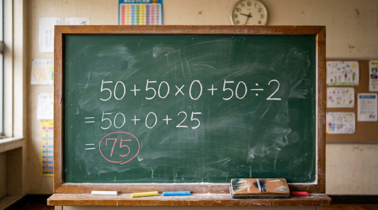 Resolução de expressão matemática viral.