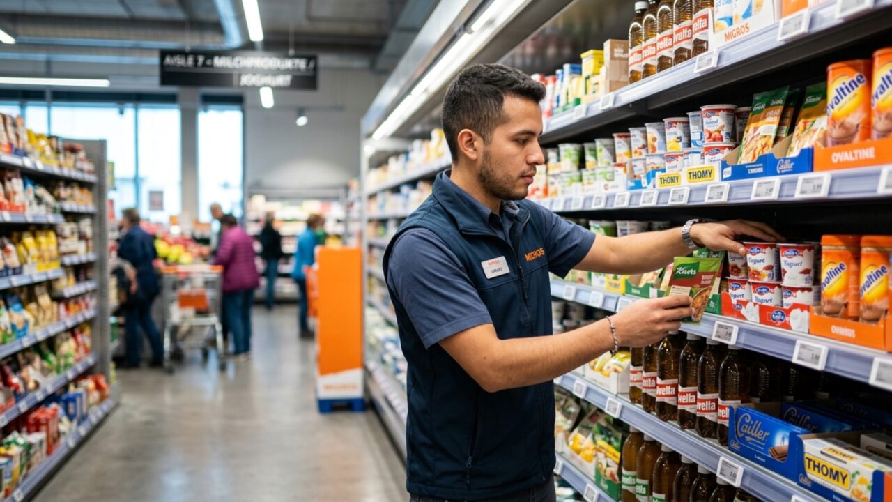 Arrumar prateleiras de supermercado na Suíça paga R$ 25 mil limpos deixando dentistas brasileiros para trás